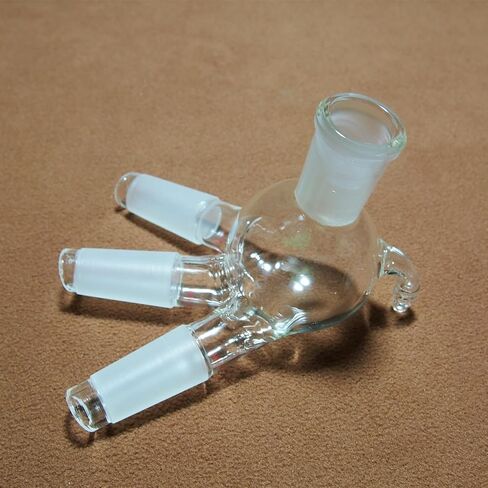 24/40 Lab Short-Path Distillation Receiver with Three 250ml Flask Lab Glassware in Saudi Arabia