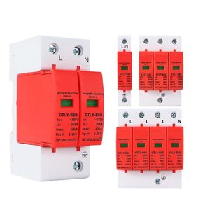 جهاز حماية من الصواعق في المنزل AC SPD 1P 2P 3P 4P 40KA 60KA 220V 385V AC جهاز حماية منخفض الجهد (3P، 385V 30-60KA) in Kuwait