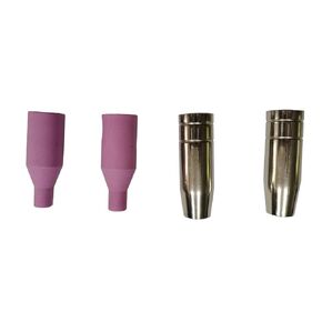 4PCS Mig Weld Nozzle Copper and Ceramic 15AK Gas Cooled CO2 / AR Shielded Welding Torch Nozzle in Saudi Arabia