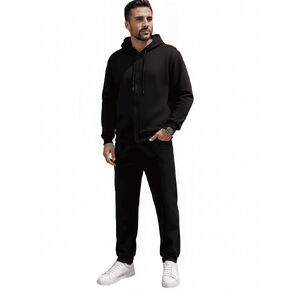 Men's Tracksuits 2 Piece Set Full Zip Hoodie Jogging Sweatsuit Sets Casual Athletic Track Suit in Saudi Arabia