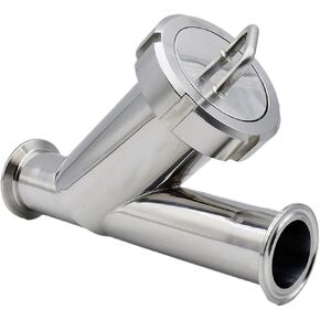 مرشح Y صحي مضمن SS304 - مشبك ثلاثي 50.5/64 مم، 19-51 مم OD (100mesh-25mm الطويق 50.5) in Kuwait