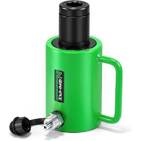 Newhai Hydraulic Hollow Jack 20 ton Hollow Hydraulic Ram with 2 inch Stroke Automatic Retraction Hydraulic Cylinder for Lifting Tensioning Construction Industrial Applications (20 ton; 2 inch Stroke) in Kuwait