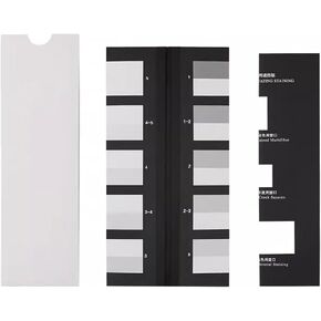 Textile Color Grey Card, Standard Grey Scale for Assessing Staining, Grey Scale for Assessing Change in Color, 5-Level Color Fastness, for Dry Wet Rubbing Fastness or Surface Stability Tester in Kuwait