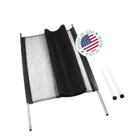 KidKusion Non-Retractable Driveway Safety Net, Black, 18' | Outdoor Barrier; Playtime Safety; Yard Safety in Kuwait