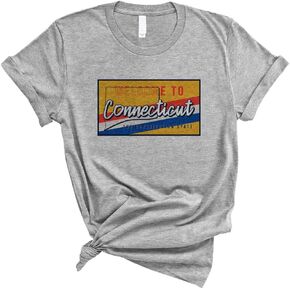 TeesAndTankYou Welcome to Connecticut Shirt Unisex in Kuwait