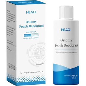 قطرات مزيل الرائحة لأكياس فغر القولون، قطرات الفغرة، مستلزمات الفغرة، معادل الرائحة، غير معطر، زجاجة 8.5 أونصة in Kuwait