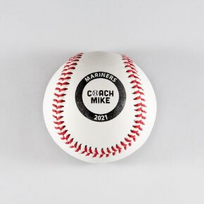 Personalized Baseball- Best Coach Printed Gift Personalized Practice Baseball- Official Size-Thanks Coach,Team Custom Design Leather Baseball Gift in Kuwait