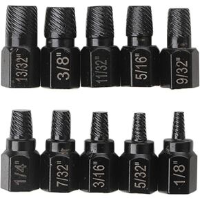 10 قطعة مجموعة مستخرج المسمار، ساق سداسية سهلة الخروج للبراغي التالفة in Kuwait