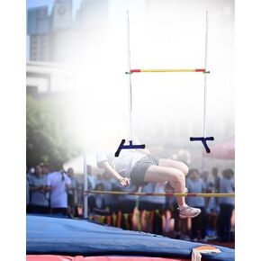 Lightweight Track and Field High Jump Standards, 6.6ft Training High Jump Cross Bars Fiberglass, Metal Jumping Training Equipment in Kuwait