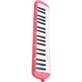 Portable 37-Key Pink Melodica Convenient Wind Musical Instrument, Ideal for Beginner Learners, Resin Body, Stainless Steel Base (Roseate) in Kuwait