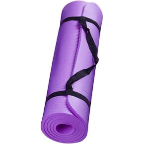 Hot Yoga Mat, 70x23 Inches Non-Slip High Density Extra Thick Anti-Tear Exercise Mat with Carrying Strap,Soft Large Yoga Mat for Exercise,Stretching,Gym,Fitness,Pilates,Home Workout in Kuwait