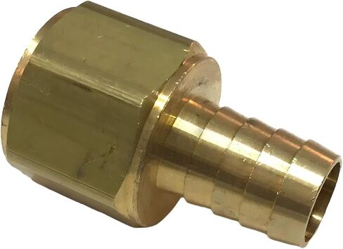5/8 خرطوم BARB × 3/4 أنثى NPT تركيب الأنابيب النحاسية NPT Thread - لهواء وقود الغاز والماء - الحد الأقصى للضغط 150 رطل لكل بوصة مربعة - تقييمات درجة الحرارة -40 فهرنهايت - 160 فهرنهايت - استبدال خرطوم محول أنثى صلب - 1.97 بوصة لتر in Kuwait