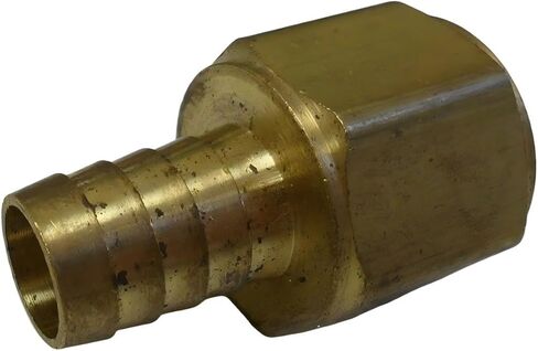 5/8 خرطوم BARB × 3/4 أنثى NPT تركيب الأنابيب النحاسية NPT Thread - لهواء وقود الغاز والماء - الحد الأقصى للضغط 150 رطل لكل بوصة مربعة - تقييمات درجة الحرارة -40 فهرنهايت - 160 فهرنهايت - استبدال خرطوم محول أنثى صلب - 1.97 بوصة لتر in Kuwait