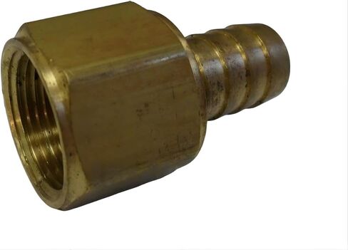5/8 خرطوم BARB × 3/4 أنثى NPT تركيب الأنابيب النحاسية NPT Thread - لهواء وقود الغاز والماء - الحد الأقصى للضغط 150 رطل لكل بوصة مربعة - تقييمات درجة الحرارة -40 فهرنهايت - 160 فهرنهايت - استبدال خرطوم محول أنثى صلب - 1.97 بوصة لتر in Kuwait