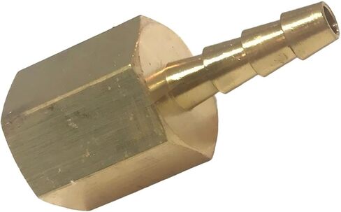 3/16 خرطوم بارب × 1/4 أنثى NPT تركيب الأنابيب النحاسية NPT الموضوع - لهواء وقود الغاز والماء - الحد الأقصى للضغط 150 رطل لكل بوصة مربعة - تقييمات درجة الحرارة من -40 فهرنهايت إلى 160 فهرنهايت - استبدال خرطوم محول أنثى جامد in Kuwait