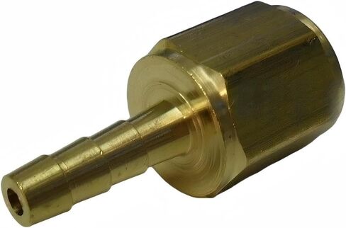 3/16 خرطوم بارب × 1/4 أنثى NPT تركيب الأنابيب النحاسية NPT الموضوع - لهواء وقود الغاز والماء - الحد الأقصى للضغط 150 رطل لكل بوصة مربعة - تقييمات درجة الحرارة من -40 فهرنهايت إلى 160 فهرنهايت - استبدال خرطوم محول أنثى جامد in Kuwait