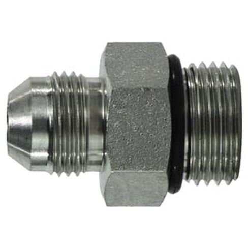 MIDLAND INDUSTRIES 6400810 Adapter, 1/2-in Male JIC x 5/8-in Male O-Ring Boss, Steel in Saudi Arabia
