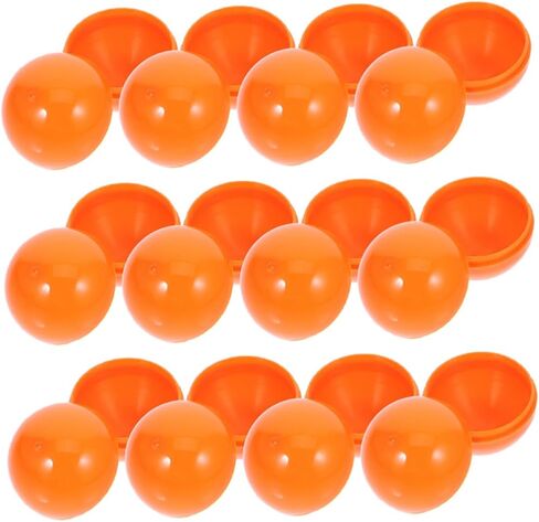 Toyvian 50pcs Plastic Hollow Bingo Balls Openable Raffle Drawing Spheres for Party Games Team Building Activities and Engaging Entertainment Events in Kuwait