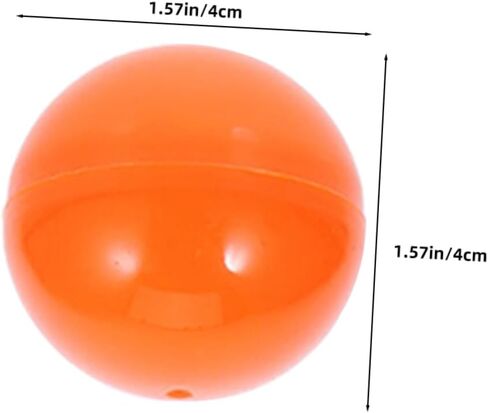 Toyvian 50pcs Plastic Hollow Bingo Balls Openable Raffle Drawing Spheres for Party Games Team Building Activities and Engaging Entertainment Events in Kuwait