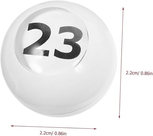 50 قطعة من كرات اليانصيب الملونة للنوافذ من BESPORTBLE للسحوبات والألعاب، كرات بينجو خفيفة الوزن لأنشطة الحفلات والفعاليات للاحتفالات الفنية والحرف اليدوية ومتعة الكرنفال in Kuwait