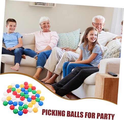 50 قطعة من كرات اليانصيب الملونة للنوافذ من BESPORTBLE للسحوبات والألعاب، كرات بينجو خفيفة الوزن لأنشطة الحفلات والفعاليات للاحتفالات الفنية والحرف اليدوية ومتعة الكرنفال in Kuwait