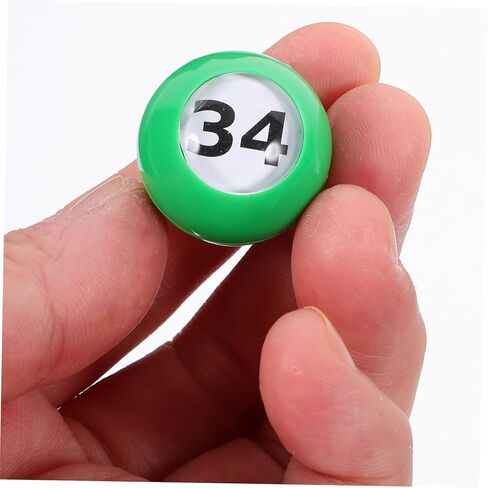 50 قطعة من كرات اليانصيب الملونة للنوافذ من BESPORTBLE للسحوبات والألعاب، كرات بينجو خفيفة الوزن لأنشطة الحفلات والفعاليات للاحتفالات الفنية والحرف اليدوية ومتعة الكرنفال in Kuwait