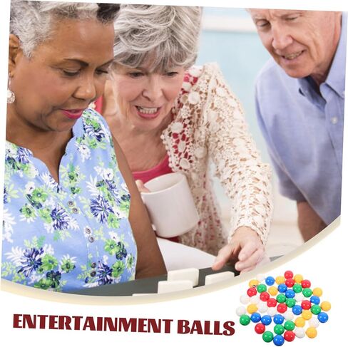 50 قطعة من كرات اليانصيب الملونة للنوافذ من BESPORTBLE للسحوبات والألعاب، كرات بينجو خفيفة الوزن لأنشطة الحفلات والفعاليات للاحتفالات الفنية والحرف اليدوية ومتعة الكرنفال in Kuwait