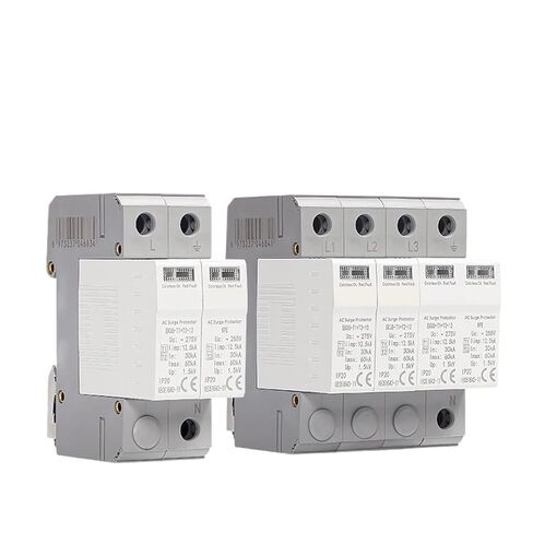 SPD نوع T1 + T2 جهاز حماية من البرق المنزلي حماية صواعق 2P 4P 1P+NPE 3P+NPE EKU5(T1-T2 1PN (1P NPE)) in Kuwait