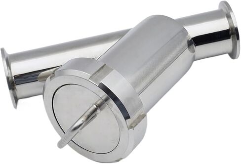 SS304 Sanitary Inline Y Filter - Tri Clamp 50.5/64mm, 19-51mm OD(100mesh-25mm Ferrule 50.5) in Saudi Arabia