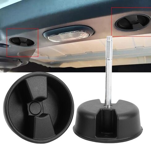 Hard Top Panel Bolts Mounting Knob Screws, 2PCS Replacement Fasteners 1CJ57DX9AD Plastic Metal Construction for JK Unlimited 2 Door 4 Door Vehicles in Saudi Arabia