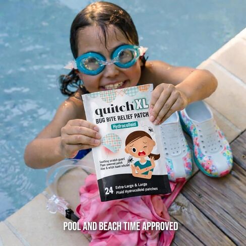 quitch XL منقوشة علة لدغة حكة الإغاثة التصحيح للأطفال، علة لدغة التصحيح، أساسيات السفر الصيف، البعوض كريم مضاد للحكة بديل الصيف أساسيات المخيم الإغاثة حكة، التخييم الأساسية in Kuwait