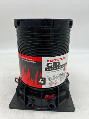 Firestop Height Extension, Size 4" Cast in Device,67232 (Pack of 1) in Saudi Arabia