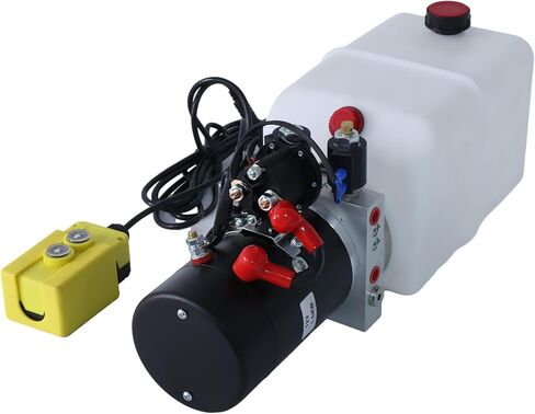 Hydraulic Pump DC-4499, 6 Quart Double Acting 12V Compatible with Dump Trailers (DC36) in Saudi Arabia