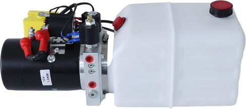 Hydraulic Pump DC-4499, 6 Quart Double Acting 12V Compatible with Dump Trailers (DC36) in Saudi Arabia