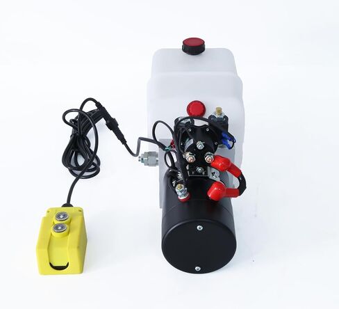 Hydraulic Pump DC-4499, 6 Quart Double Acting 12V Compatible with Dump Trailers (DC36) in Saudi Arabia