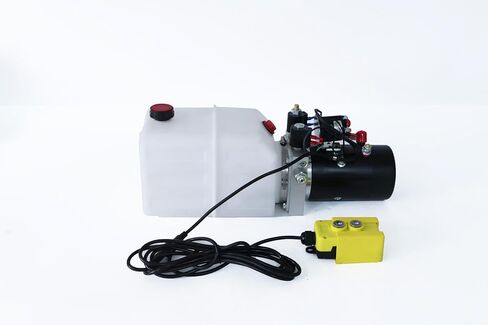 Hydraulic Pump DC-4499, 6 Quart Double Acting 12V Compatible with Dump Trailers (DC36) in Saudi Arabia