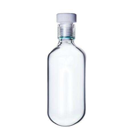 200ml Glass High Pressure Bottle,60X165 Heavy Wall Vessel with #15 PTFE Thred Stopper in Saudi Arabia