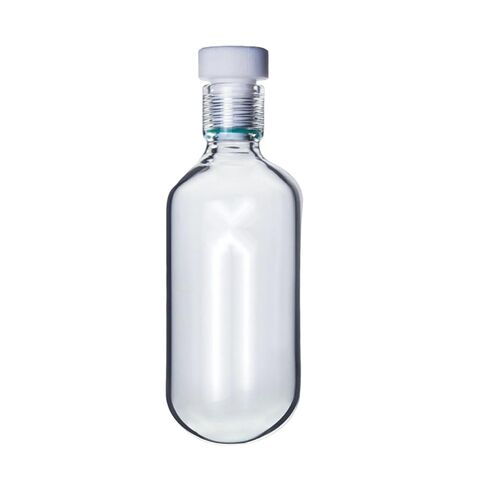 200ml Glass High Pressure Bottle,60X165 Heavy Wall Vessel with #15 PTFE Thred Stopper in Saudi Arabia