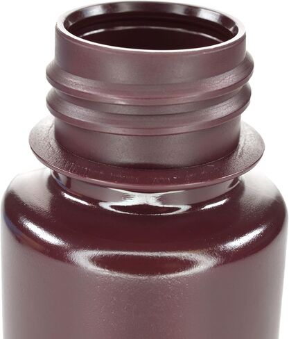 EISCO - Pack of 12, Sterile 60mL Wide Mouth Amber HDPE Reagent Bottles with Polypropylene Caps, Leak-Proof, UV Light Protection for Laboratory Samples, Durable Chemical-Resistant Lab Containers in Saudi Arabia