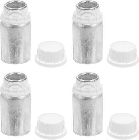 4Pcs 50Ml Aluminum Sample Bottles with Inner Caps, Metal Chemical Reagent Storage Containers for Laboratory Liquid Samples, Leak-Resistant Small Empty Reagent Bottles for in Saudi Arabia