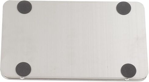 Stainless Steel Rectangle Tray, Bathroom Clutter Serving Platter with Handles for Jewelry, Perfume, Vanity, Serving, Reflective Finish in Saudi Arabia