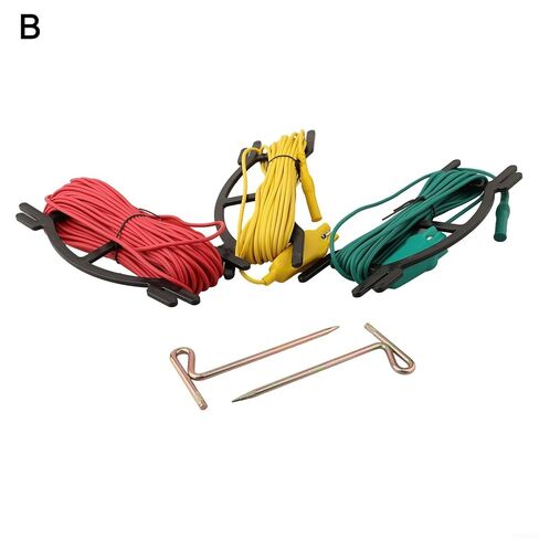 DY4100 Digital Earth Ground Resistance Meter Megohmmeter Ohm Tester with HD Large Screen and Three Gear Position for Industrial Electrical Inspection(B) in Kuwait