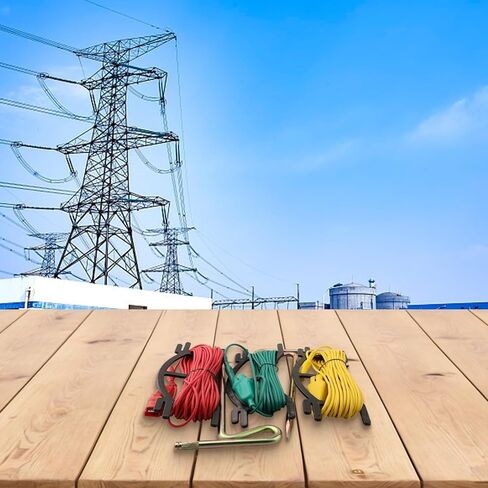 DY4100 Digital Earth Ground Resistance Meter Megohmmeter Ohm Tester with HD Large Screen and Three Gear Position for Industrial Electrical Inspection(B) in Kuwait