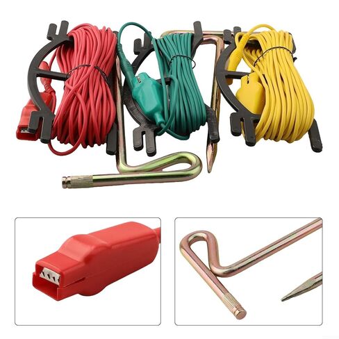 DY4100 Digital Earth Ground Resistance Meter Megohmmeter Ohm Tester with HD Large Screen and Three Gear Position for Industrial Electrical Inspection(B) in Kuwait