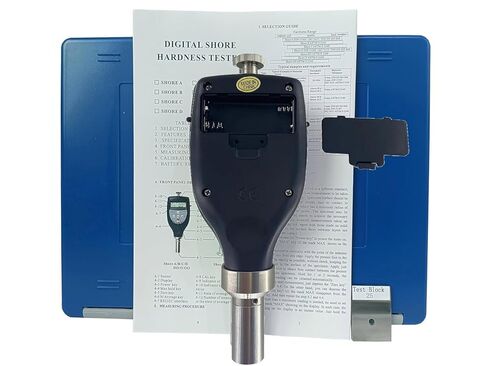 Digital Shore OO Hardness Tester Durometer Soft Rubber Hardness Tester with Range 10 to 90HOO Soft Elastic Materials Shore Soft Rubber Hardness Sclerometer in Kuwait