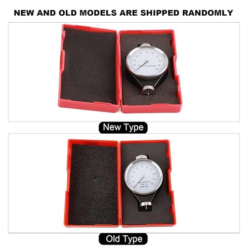 FLEXMAN Rubber Hardness Tester, 0-100 Degrees Shore Rubber Tire Durometer, Portable Waterproof Alloy Hardness Tester Meter for General Hard Rubber, Resin, Acrylic, Glass, Printing Plate (Type O) in Kuwait