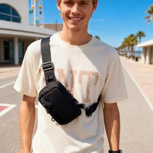 GORELAX Small Crossbody Sling Bag Compact Chest Pack for Men Women EDC Phone Purse Running Hiking Travel in Kuwait