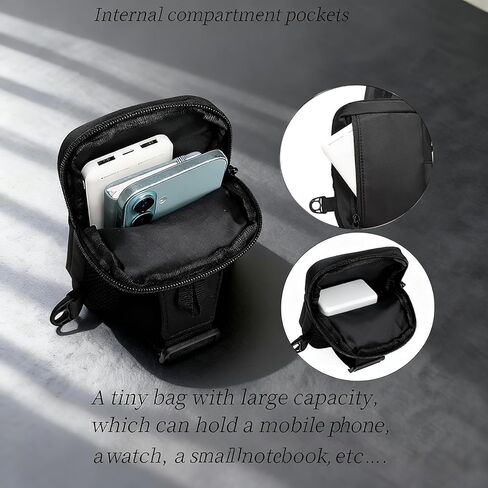 GORELAX Small Crossbody Sling Bag Compact Chest Pack for Men Women EDC Phone Purse Running Hiking Travel in Kuwait