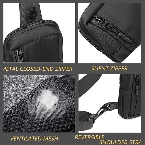 GORELAX Small Crossbody Sling Bag Compact Chest Pack for Men Women EDC Phone Purse Running Hiking Travel in Kuwait