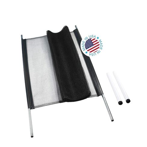 KidKusion Non-Retractable Driveway Safety Net, Black, 18' | Outdoor Barrier; Playtime Safety; Yard Safety in Saudi Arabia